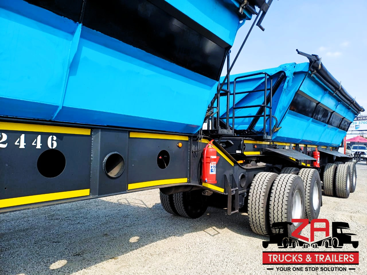 2018 AFRIT 40 CUBE SIDE TIPPER TRAILER #53187